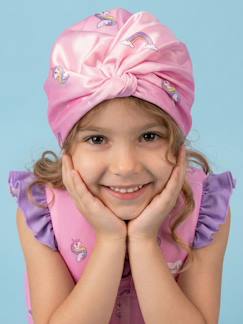 -Turban de bain réversible anti-uv fille