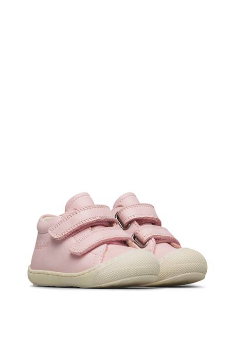 Chaussures en cuir cocoon vl Beige-+Marine-+Rose- 12 - vertbaudet enfant 