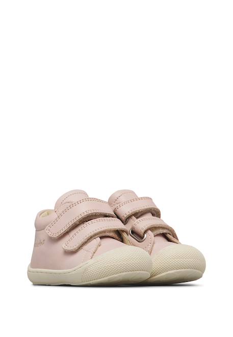 Chaussures en cuir cocoon vl Beige-+Marine-+Rose- 2 - vertbaudet enfant 