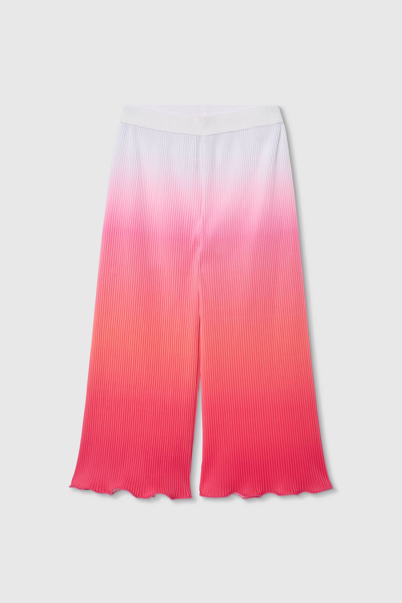 Pantalon Fille En Mousseline Rose 18 €