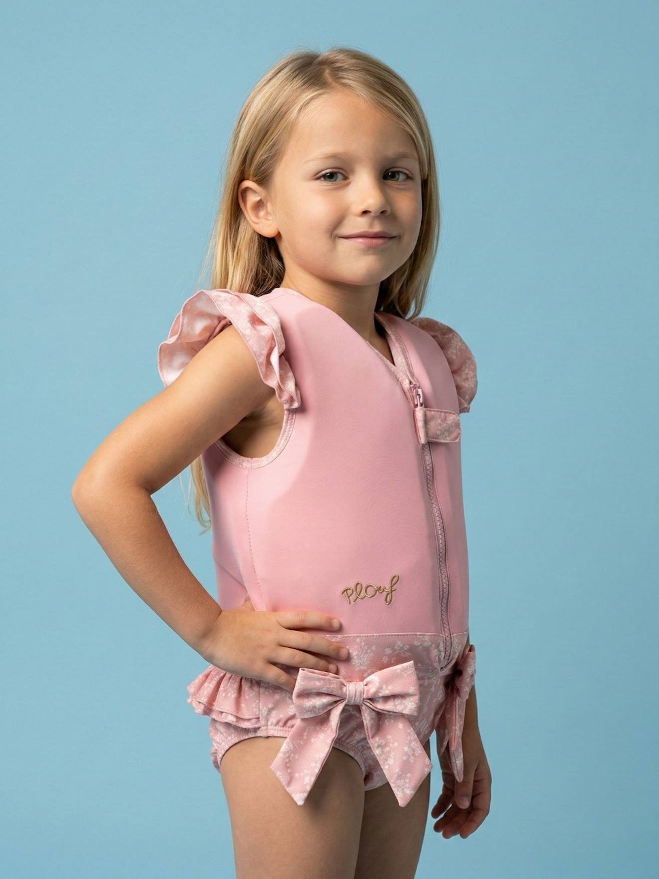 Maillot De Bain Flottant Enfant - Lily Rose Clair