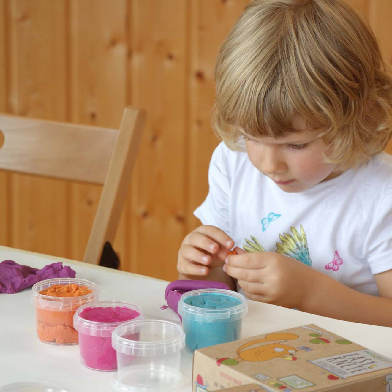 Set De Pâte À Modeler "loki" Naturelle & Vegan Bio Multicolore (Neogrün) - Image 1