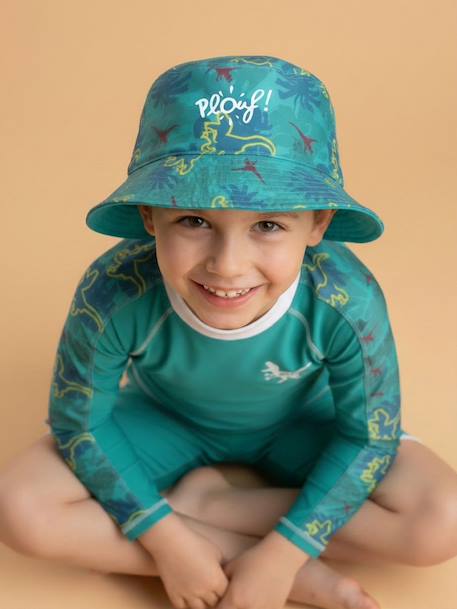 Bob de plage anti-uv réversible - garçon  - vertbaudet enfant