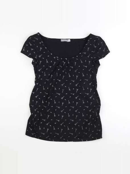 Tee-shirt grossesse - 34 à 36 Noir 1 - vertbaudet enfant 
