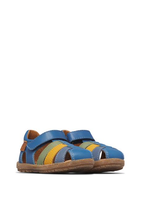 Sandales semi see Bleu-citrouille+Lilas-+Lilas-rose+Marine-+Rose clair-+Sage-+Vert- 2 - vertbaudet enfant 