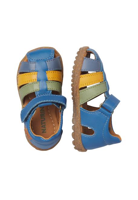 Sandales semi see Bleu-citrouille+Lilas-+Lilas-rose+Marine-+Rose clair-+Sage-+Vert- 4 - vertbaudet enfant 