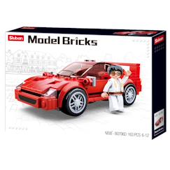 Jouet-Jeux d'imagination-Jeux de construction-Model bricks - voiture de sport italienne