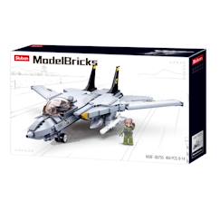 Jouet-Model bricks - avion chasseur à réaction