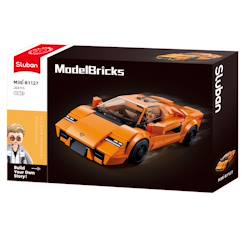 -Model bricks - voiture de sport orange