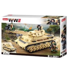 Jouet-Jeux d'imagination-Army wwii - grand char allemand 2 en 1