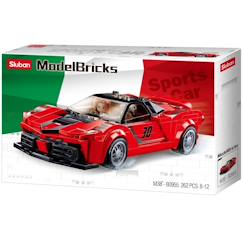 Jouet-Model bricks - super voiture italienne rouge