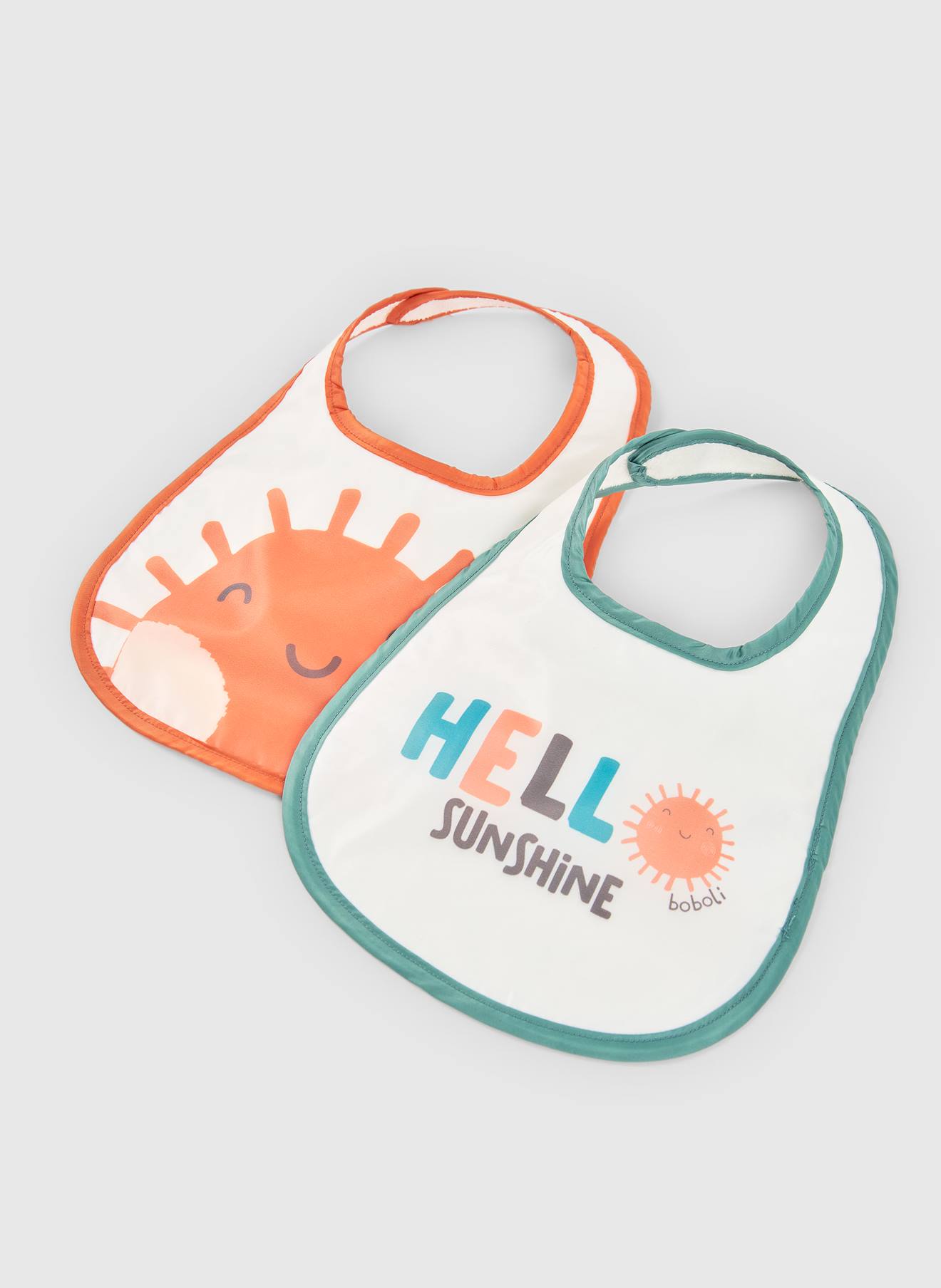 Pack De 2 Bavoirs Bébé Coton Blanc