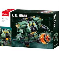 Jouet-Jeux d'imagination-Jeux de construction-Robot pr mecha vert