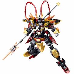 Jouet-Jeux d'imagination-Jeux de construction-Robot super pr mecha noir rouge jaune