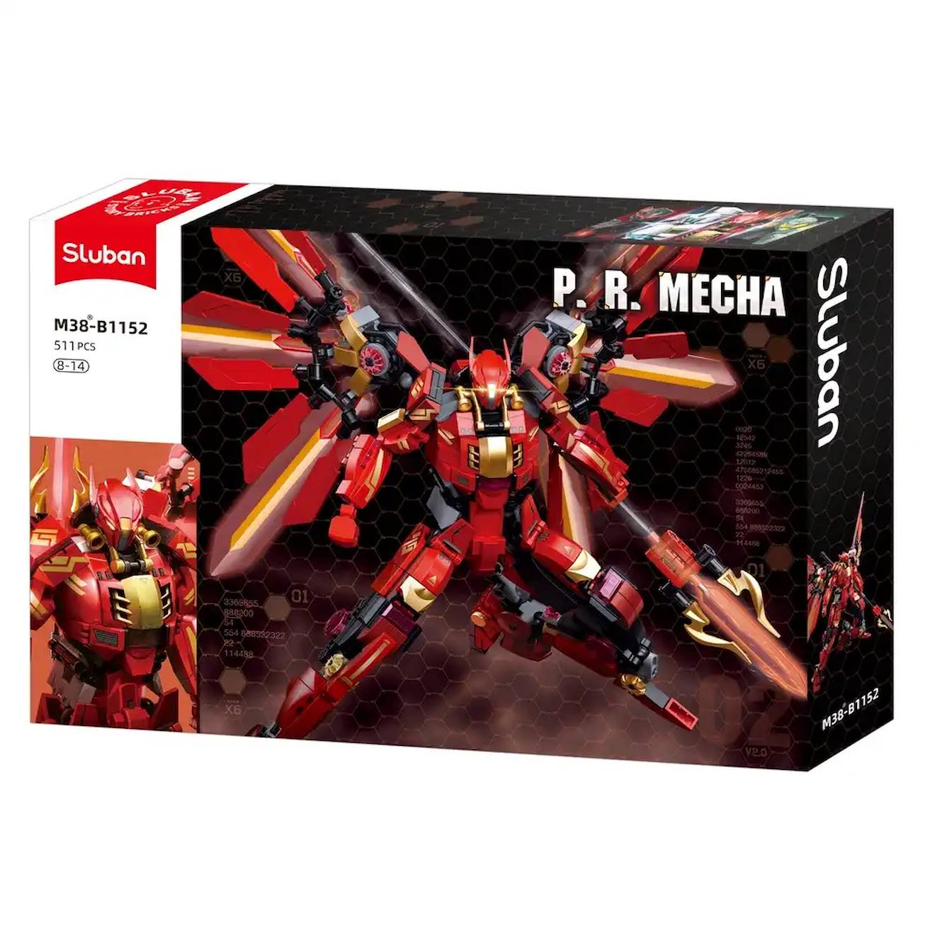 Robot Pr Mecha Rouge Rouge