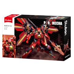 Jouet-Jeux d'imagination-Jeux de construction-Robot pr mecha rouge