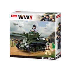 Jouet-Jeux d'imagination-Jeux de construction-Army wwii - char militaire allié