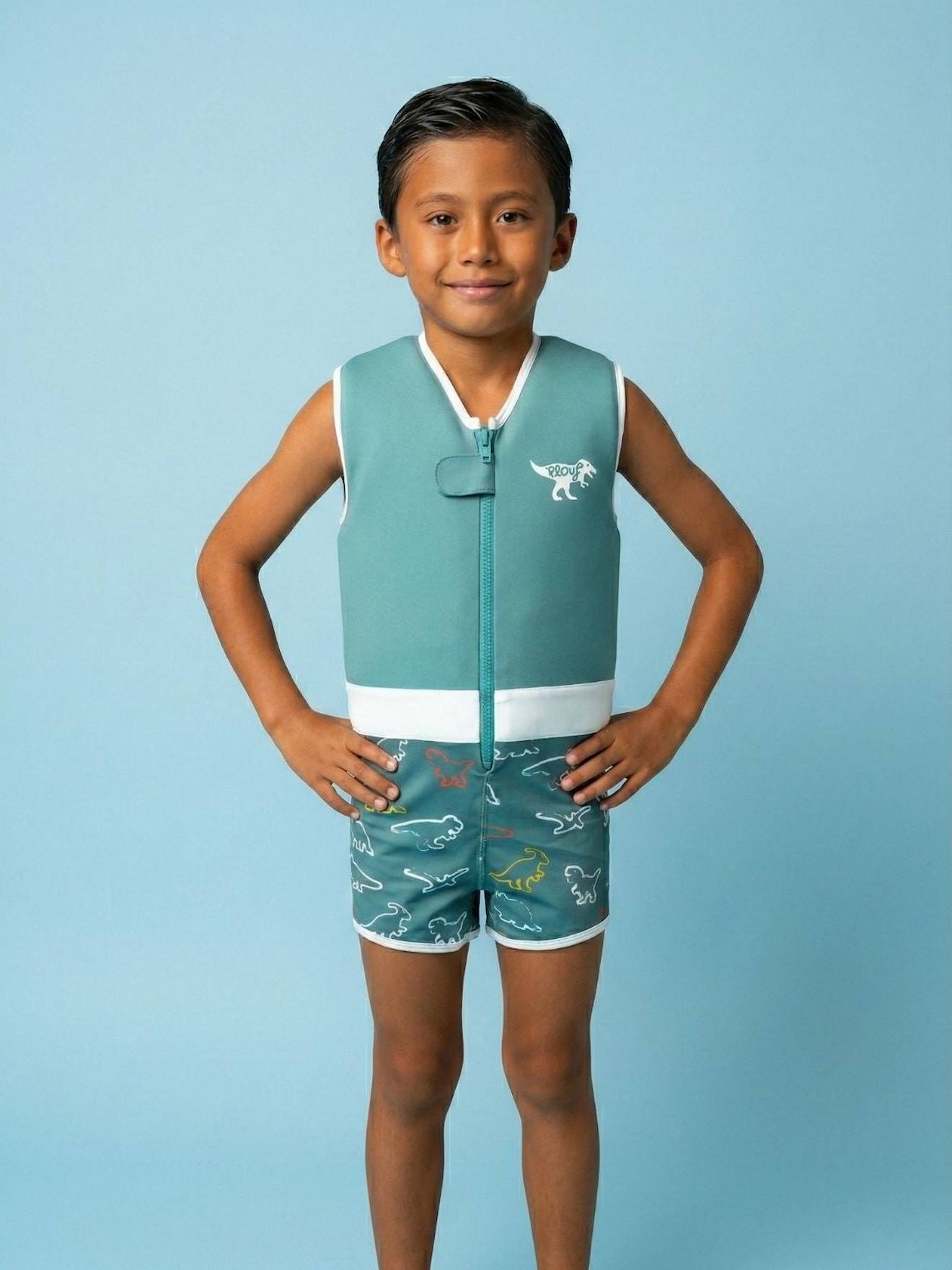 Maillot De Bain Flottant Enfant - Loulou Vert 56 €