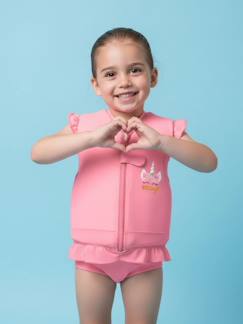 Jouet-Jeux de plein air-Jeux de plage-Maillot de bain flottant enfant - rosy