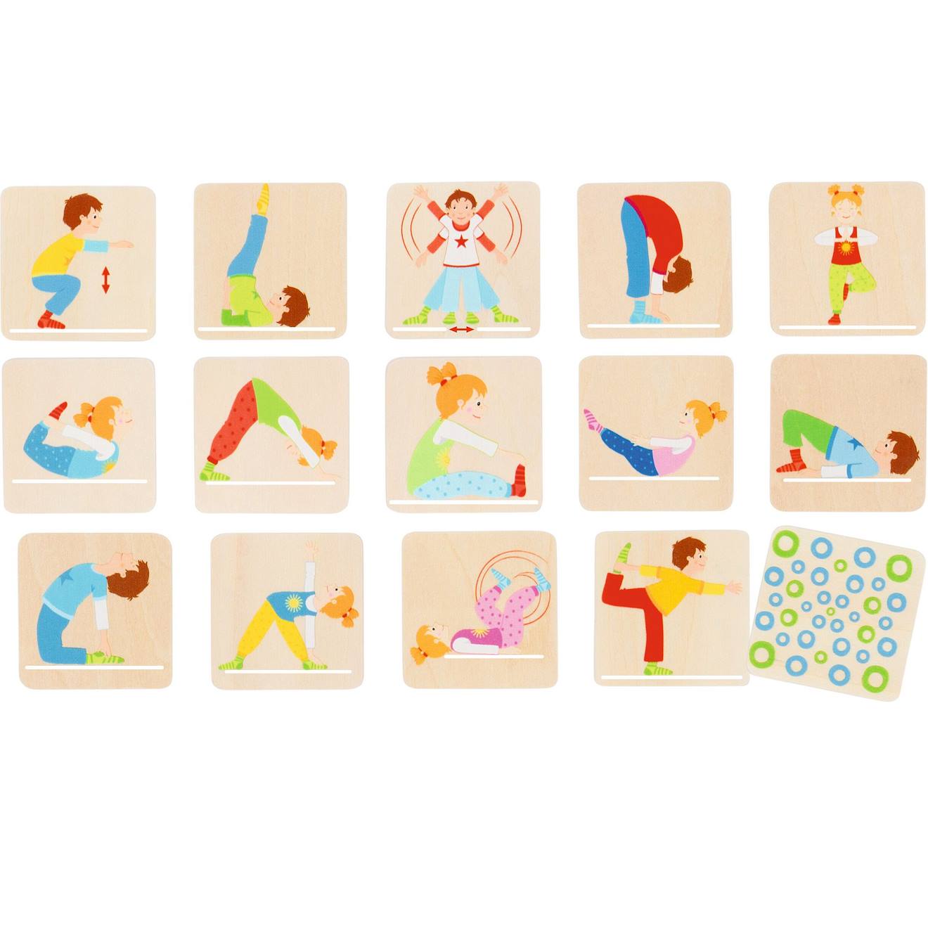 Mémo Activité Gymnastique Beige