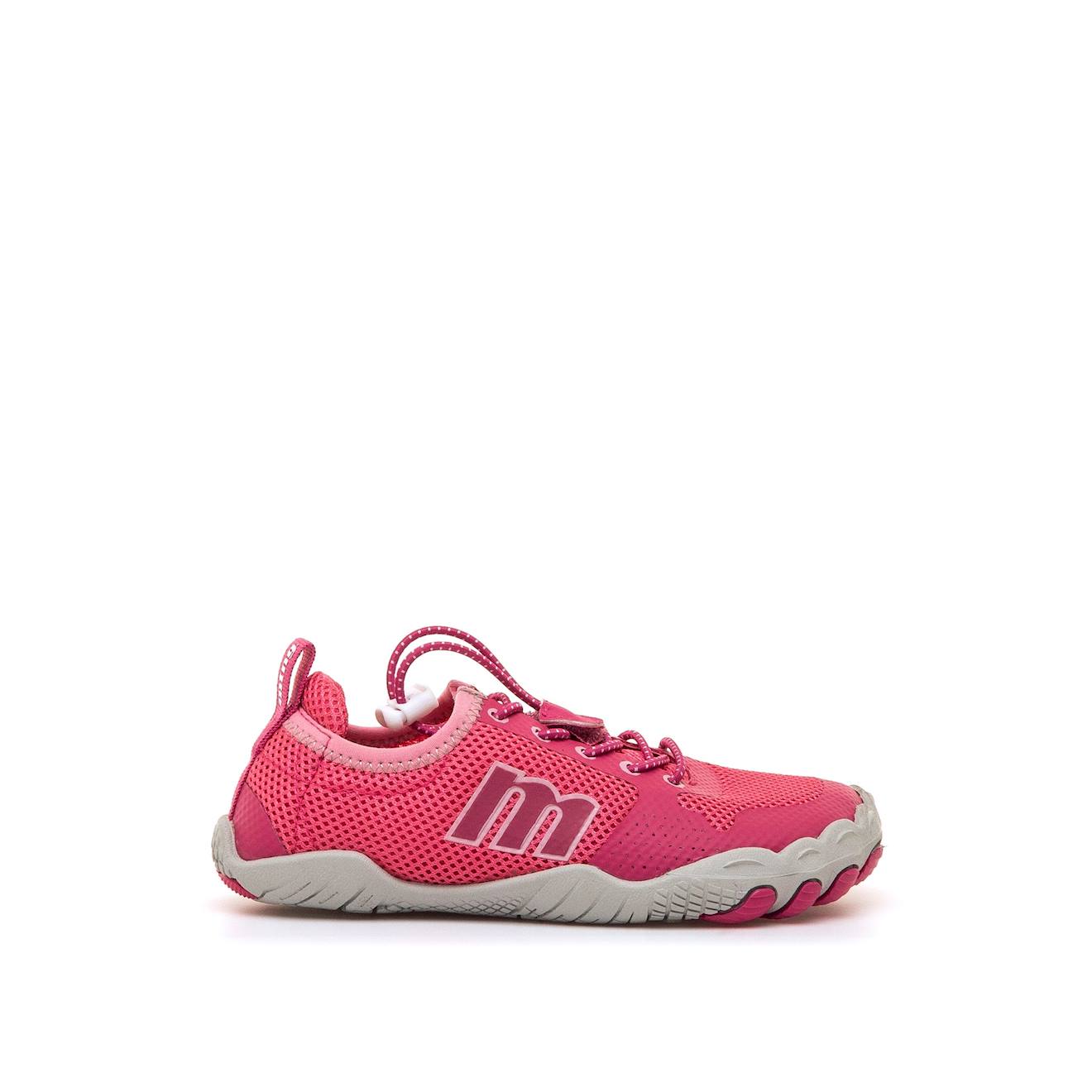 Sneakers filles synthétique lacets pink