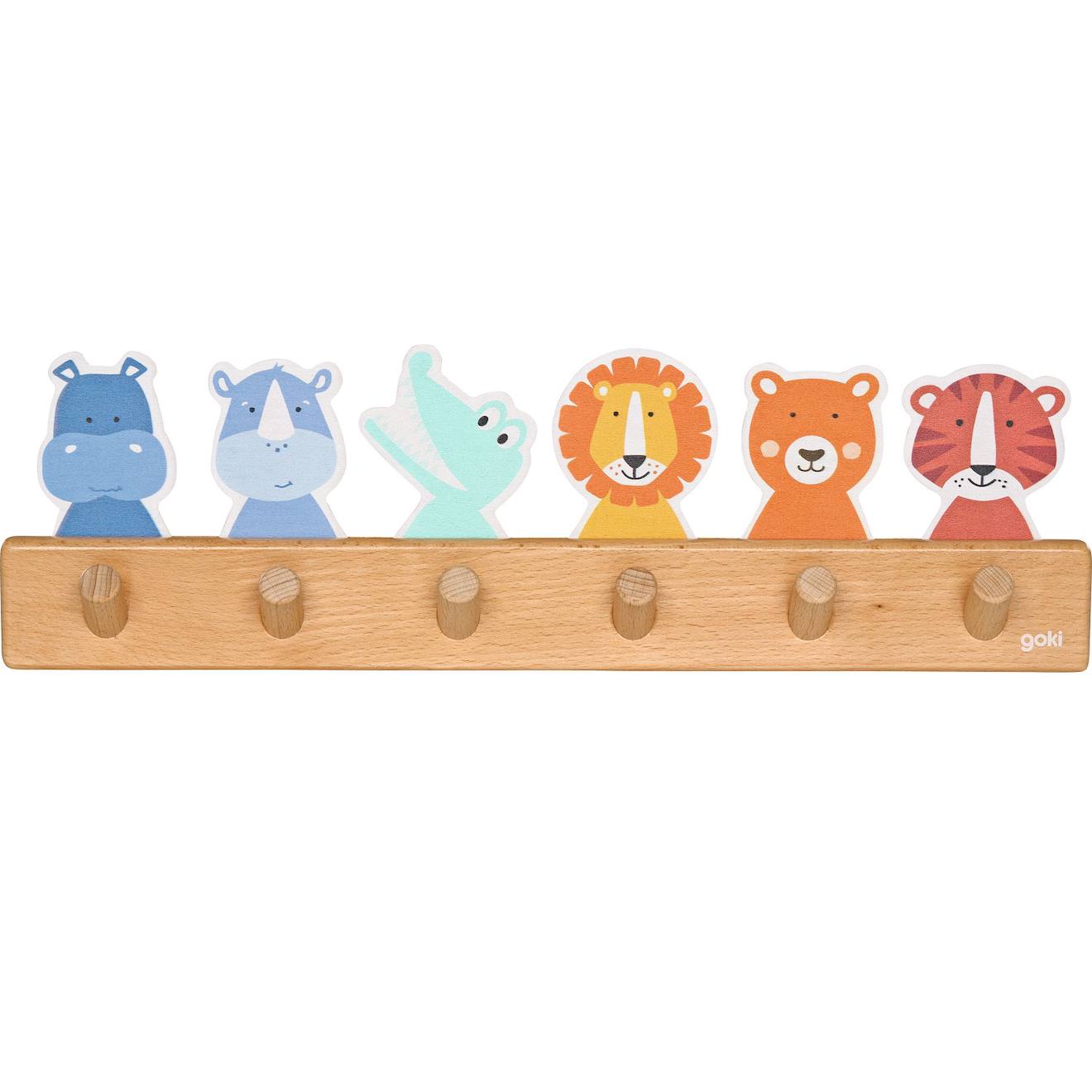 Portemanteau Animaux Beige