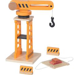 Grue pivotante en bois  - vertbaudet enfant