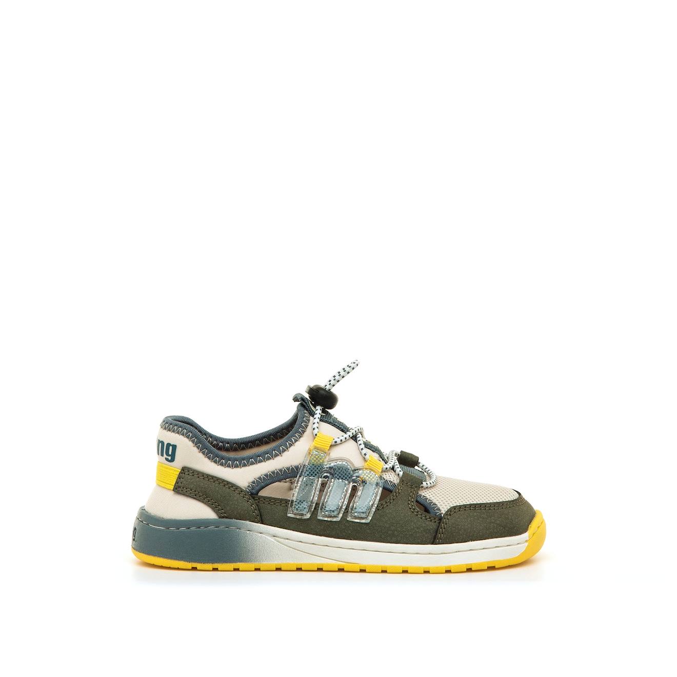 Sneakers Garçon Synthétique Élastique Barefoot Green