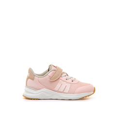Chaussures-Chaussures bébé 17-26-Marche fille 19-26-Sneakers filles textile lacets- fermeture adhésive