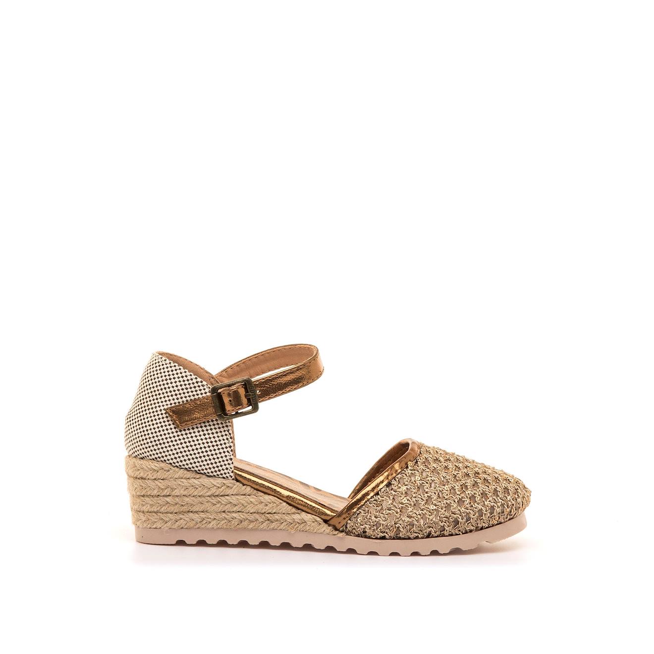 Sandales Compenses Fille Synthtique Boucle Brown 33 €
