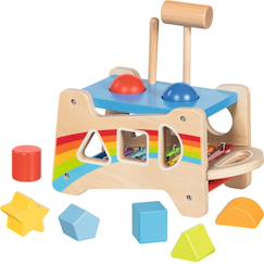 Jouet-Banc à marteler et encastrer avec xylophone