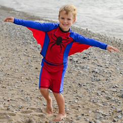 -Maillot de bain garçon 2 pièces anti-uv super-héros