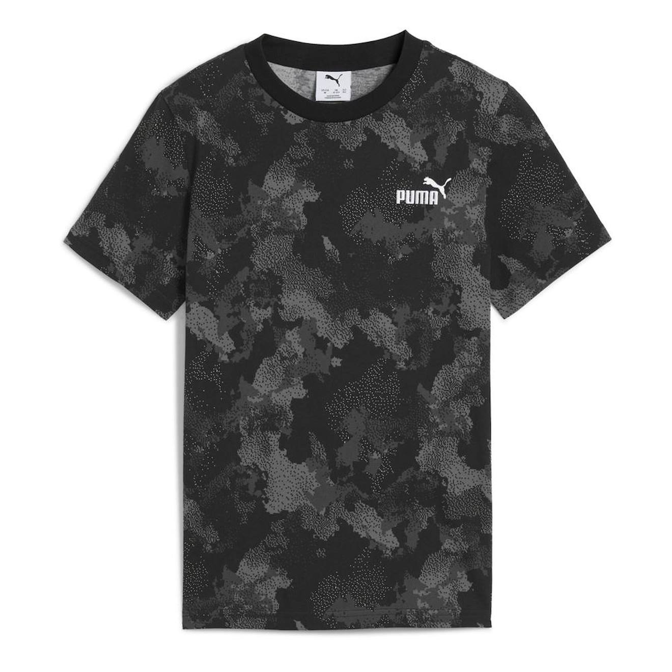 T-shirt Garçon Manches Courtes Noir