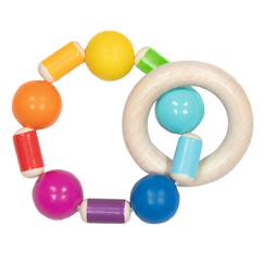 Jouet-Premier âge-Hochet flexible arc-en-ciel