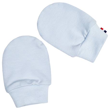 Bébé-Accessoires-Chapeau-Moufles naissance en coton gants bébé anti griffures