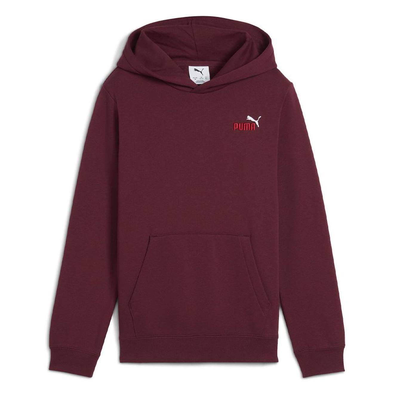 Sweat À Capuche Rouge Bordeaux