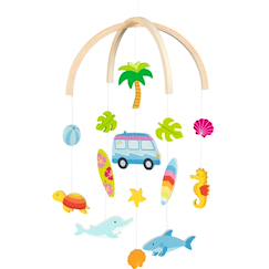Puériculture-Mobile van de surfeur