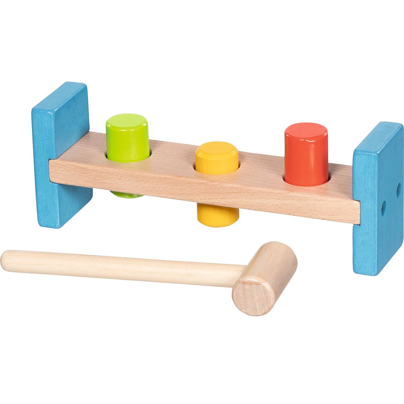 Banc À Marteler Avec 3 Bâtons Beige