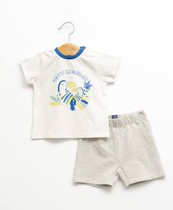 Ensemble short + haut 100% coton bébé garçon  - vertbaudet enfant