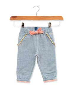 Pantalon 100% coton bébé fille  - vertbaudet enfant