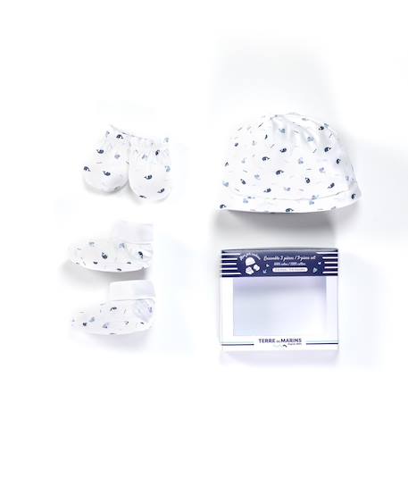 Bébé-Accessoires-Ensemble accessoires 100% coton bébé garçon