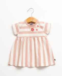 -Ensemble robe + bandeau 100% coton bébé fille