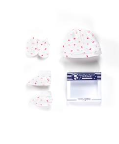 -Ensemble accessoires 100% coton bébé fille