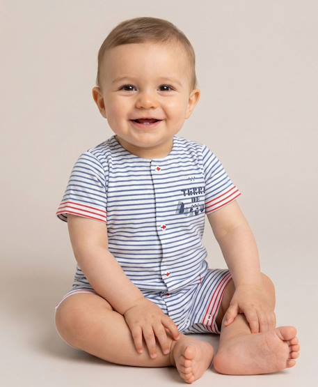 Bébé-Combishort 100% coton bébé garçon