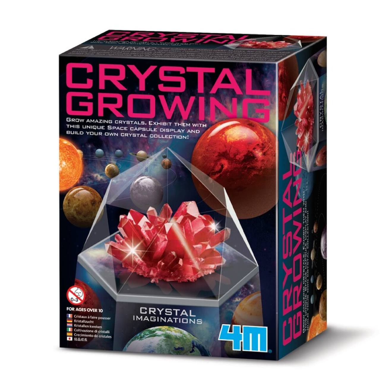Kit Éducatif – Fais Naître Des Cristaux Étincelants Venus De L’espace Red