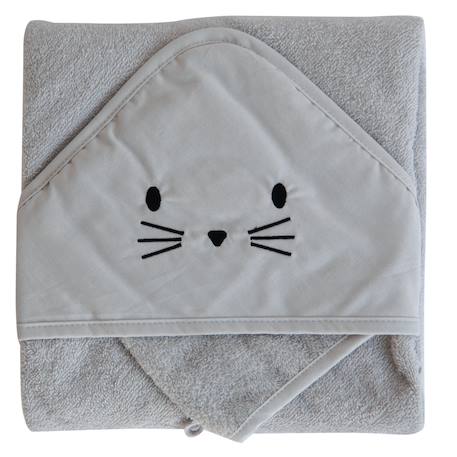 Fille-Peignoir de bain-Set sortie de bain et gant lapin