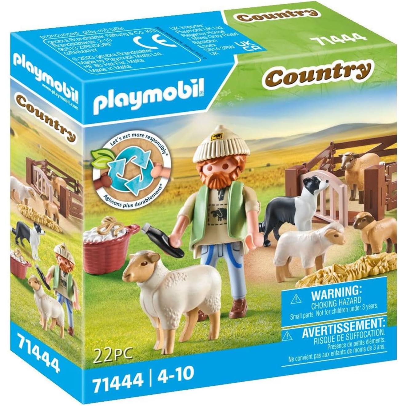 Berger Avec Moutons - Country 71444 Multicolore