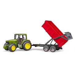 Jouet-John deere 6920 avec remorque à benne basculante