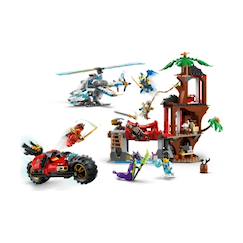 Jouet-Ninjago la cabane et les véhicules des ninjas 71857