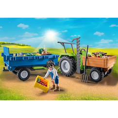 Jouet-Jeux d'imagination-Country tracteur avec remorque 71249